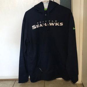 Nike Seattle Seahawks full zip hoodie size large